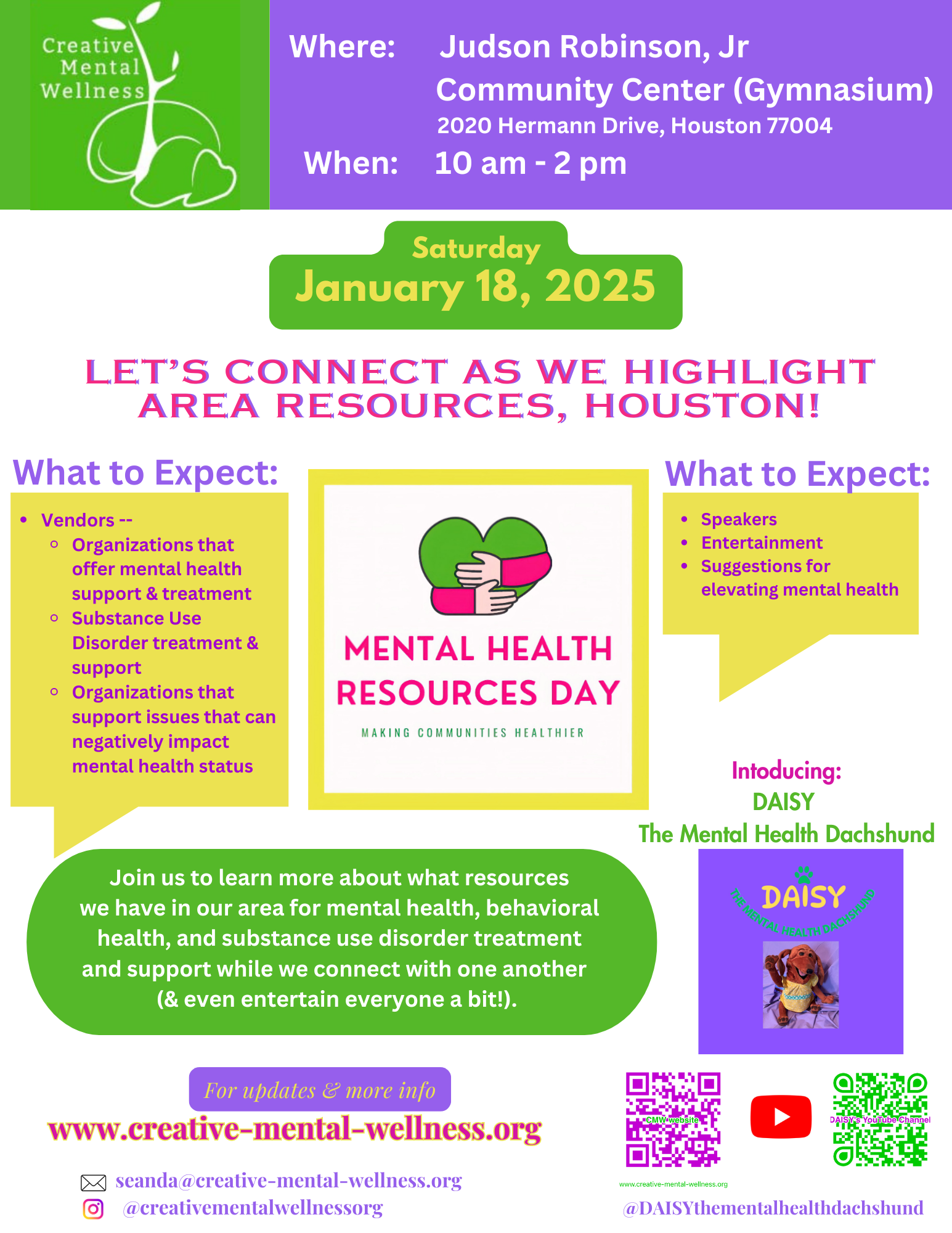 Mental Health Resources Day Houston 2025