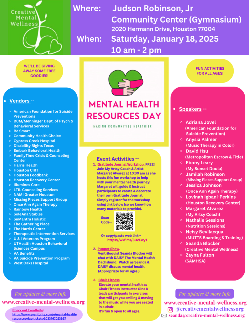 Mental Health Resources Day 2025