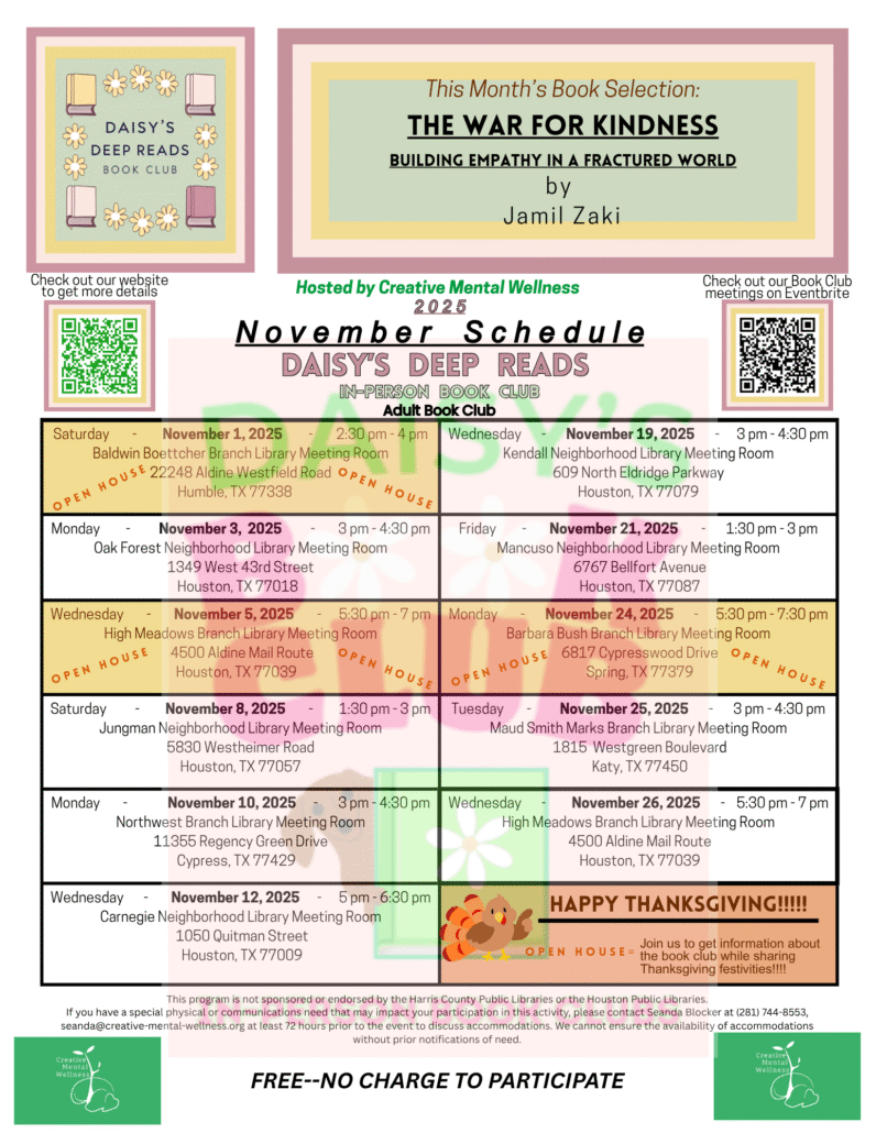 DAISYs Deep Reads November